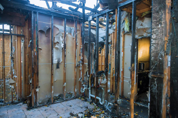 Professional Fire Damage Repair technician working in Richardson, TX